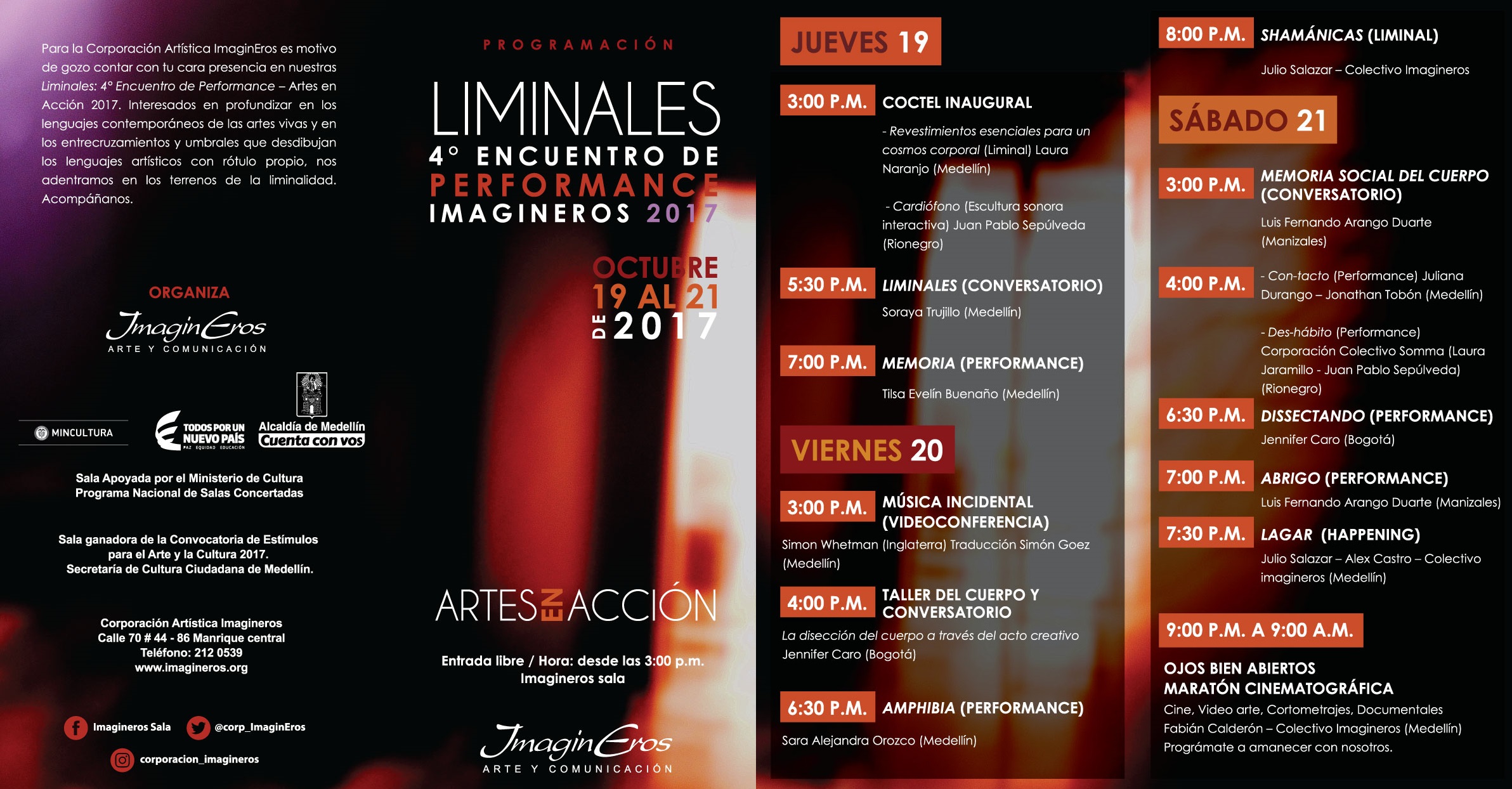 Liminales 4_ Programa de mano